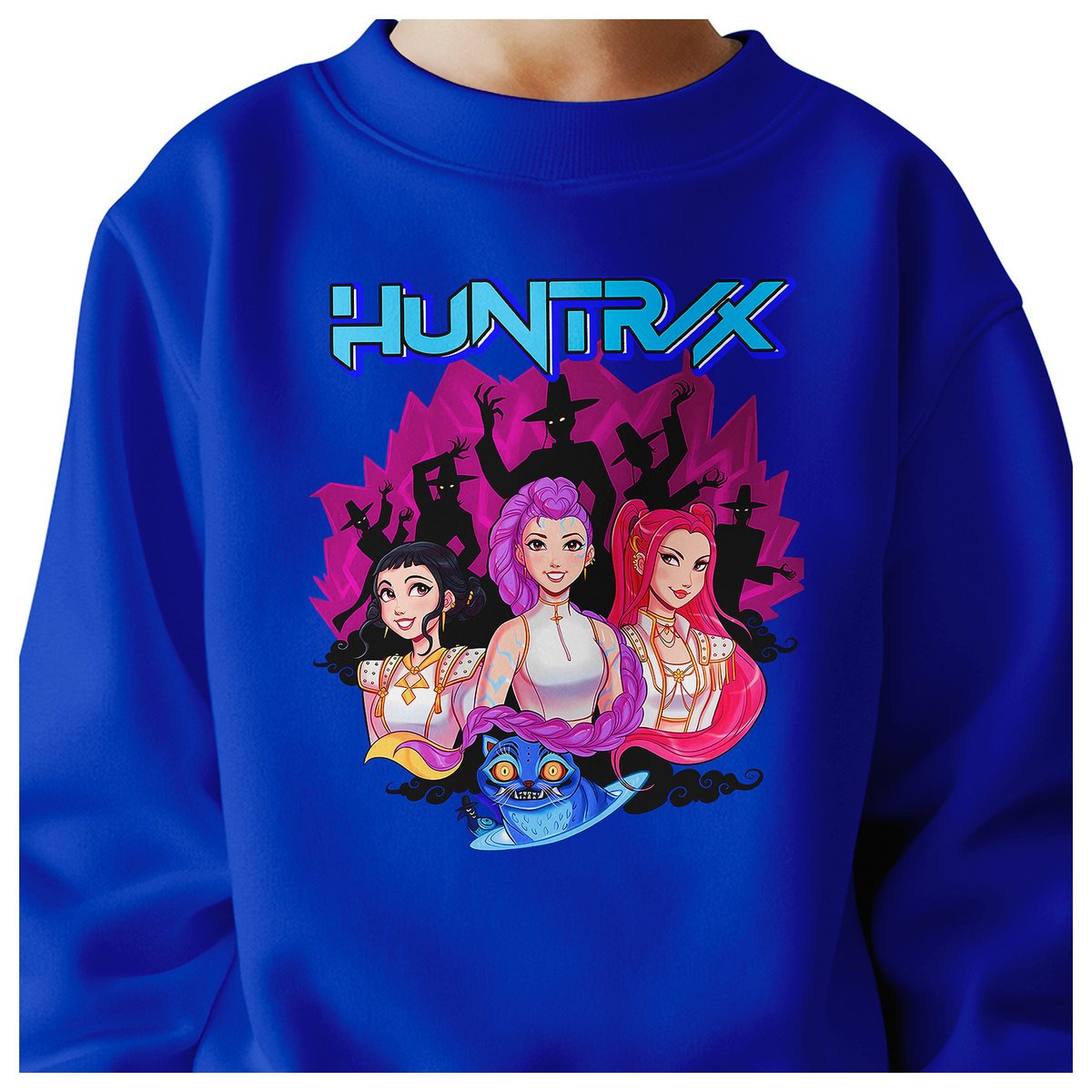 BLUZA DZIECIĘCA KPOP DEMON HUNTERS HUNTRIX 146-152 BAWEŁNIANA JAKOŚĆ