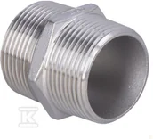 Łączniki, trójniki, kształtki - Nypel gwintowany ze stali nierdzewnej wkrętny 1 1/4" - miniaturka - grafika 1