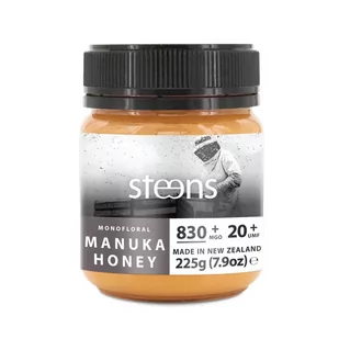 Steens - RAW Miód Manuka (Miód Manuka) UMF 20+ (830+ MGO), 225 g - Miód - miniaturka - grafika 1