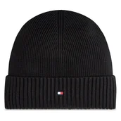 Czapki męskie - Czapka Tommy Hilfiger Flag AM0AM12796 Czarny - miniaturka - grafika 1