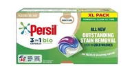 Środki do prania - Kapsułki Do Prania Persil 3In1 Bio Do Białych I Kolorowych Na 40 Prań 844G - miniaturka - grafika 1
