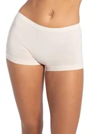 Majtki damskie - Bezszwowe bokserki Short 1636 beżowe XL - miniaturka - grafika 1