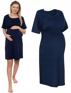 Piżamy ciążowe - Koszula Nocna Ciążowa Do Porodu Karmienia C r.XXL - grafika 1