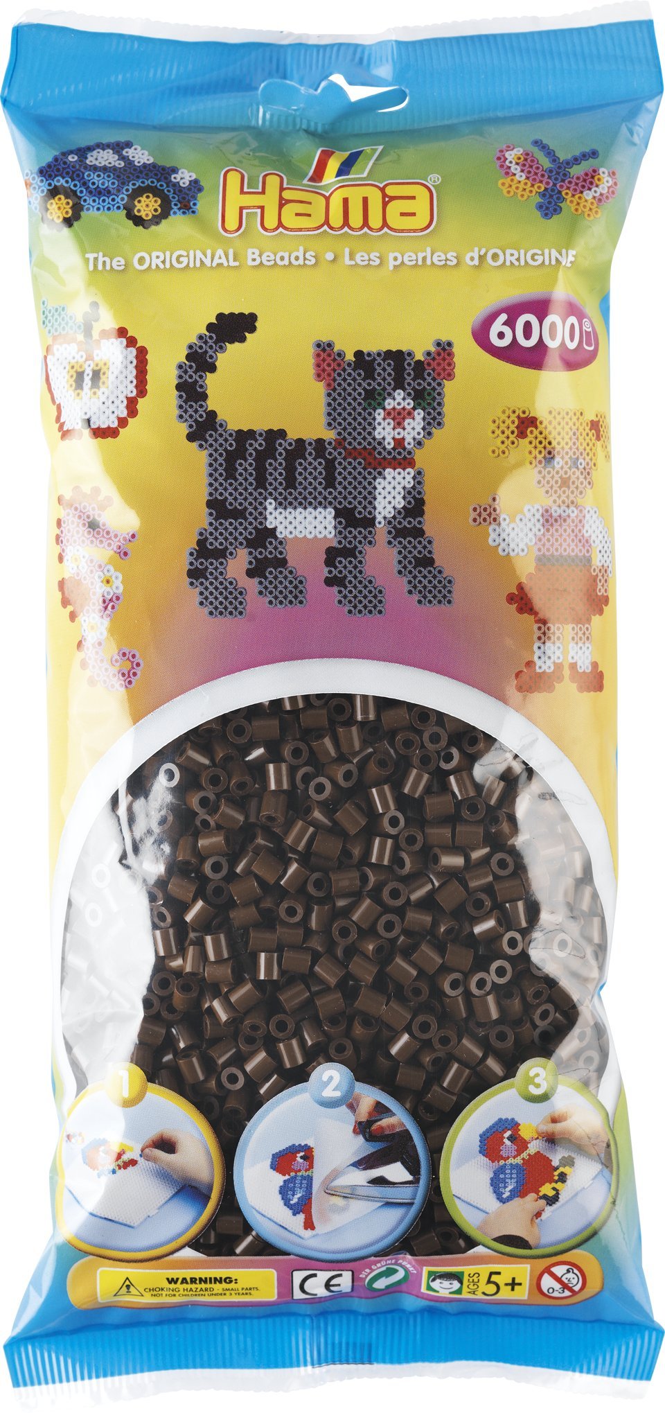 Hama HAMA MIDI BRĄZOWE KORALIKI W WORECZKU 6000