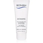 Pozostałe kosmetyki - Biotherm Biomains krem nawilżający do rąk SPF 4 Age Delaying Hand and Nail Treatment) 100 ml - miniaturka - grafika 1