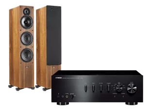 Yamaha A-S701 (czarny) + Tesi 661 (orzech) - Zestawy stereo - miniaturka - grafika 1