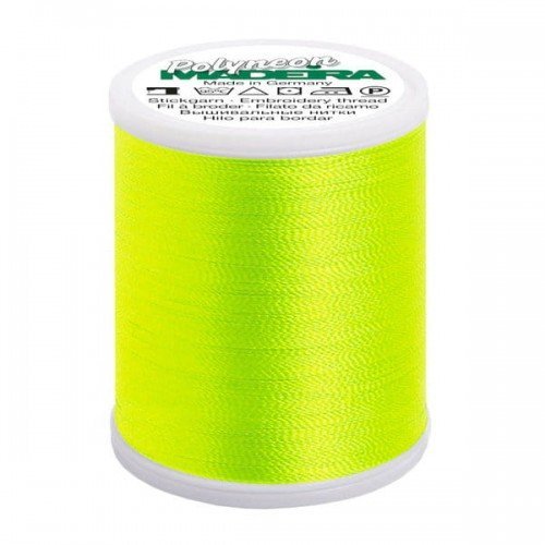 Nitka hafciarska MADEIRA Polyneon 40, 1000 m, jaskrawo cytrynowa