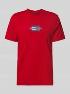 Koszulki męskie - T-shirt o kroju regular fit z czystej bawełny - miniaturka - grafika 1