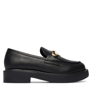 Loafersy LOVE MOSCHINO JA10094G0NIA0000 Czarny - Półbuty damskie - miniaturka - grafika 1