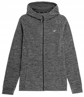 Bluzy damskie - DAMSKI POLAR Z KAPTUREM 4F SS23 FLEF050 24M S - miniaturka - grafika 1