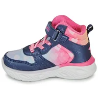Buty dla dziewczynek - KangaROOS K-sl Glim Ev sneakersy dziewczęce, Dk Navy Daisy Pink, 23 EU - miniaturka - grafika 1