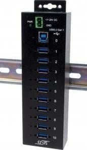 HUB USB Exsys USB 3.2 HUB 10-Port 500814