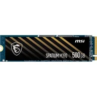 Dyski SSD - MSI Dysk SSD SPATIUM M390 500GB PCIe 3.0 NVMe M.2 HS 2280 (3300/2300 MB/s) 3D NAND S78-440K070-P83 - miniaturka - grafika 1