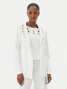 ARTIGLI Marynarka ACGI000745 Biały Regular Fit - Marynarki i żakiety damskie - miniaturka - grafika 1