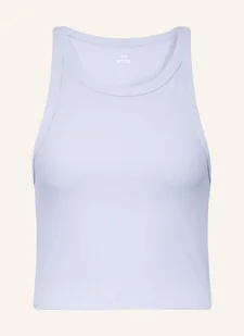 Under Armour Krótki Top Meridian blau - Koszulki i topy damskie - miniaturka - grafika 1