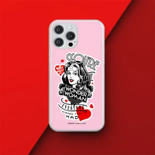 Etui Wonder Woman 014 DC Nadruk pełny Różowy Producent: Samsung, Model: S23 PLUS - Etui i futerały do telefonów - miniaturka - grafika 1