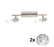 Lampy sufitowe - Eglo - LED Oświetlenie punktowe MY CHOICE 2xE14/4W/230V chrom/białe/czarne - miniaturka - grafika 1