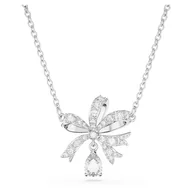 Naszyjniki - Naszyjnik Swarovski - Volta, Bow, White, Silver 5647583 - miniaturka - grafika 1