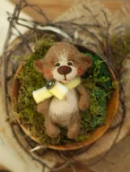 Maskotki i pluszaki - Miś Miniaturka- Beżowy - miniaturka - grafika 1