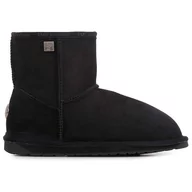 Botki damskie - Buty Emu Australia Platinum Stinger Slim Mini WP20003BLAK - czarne - miniaturka - grafika 1