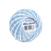 Pasmanteria - Kordonek Opus Natura Stokrotka Nr 343 Błękitny Melange, Cieniowany Ombre - miniaturka - grafika 1