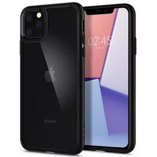 Spigen Etui Ultra Hybrid na iPhone 11 Pro Max czarna ramka SPN420BLK - Etui i futerały do telefonów - miniaturka - grafika 2