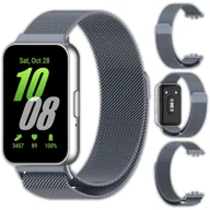 Akcesoria do smartwatchy - Bransoleta Milanese Vanfone do Samsung Galaxy Fit 3 SM-R390, niebieski grafit - miniaturka - grafika 1