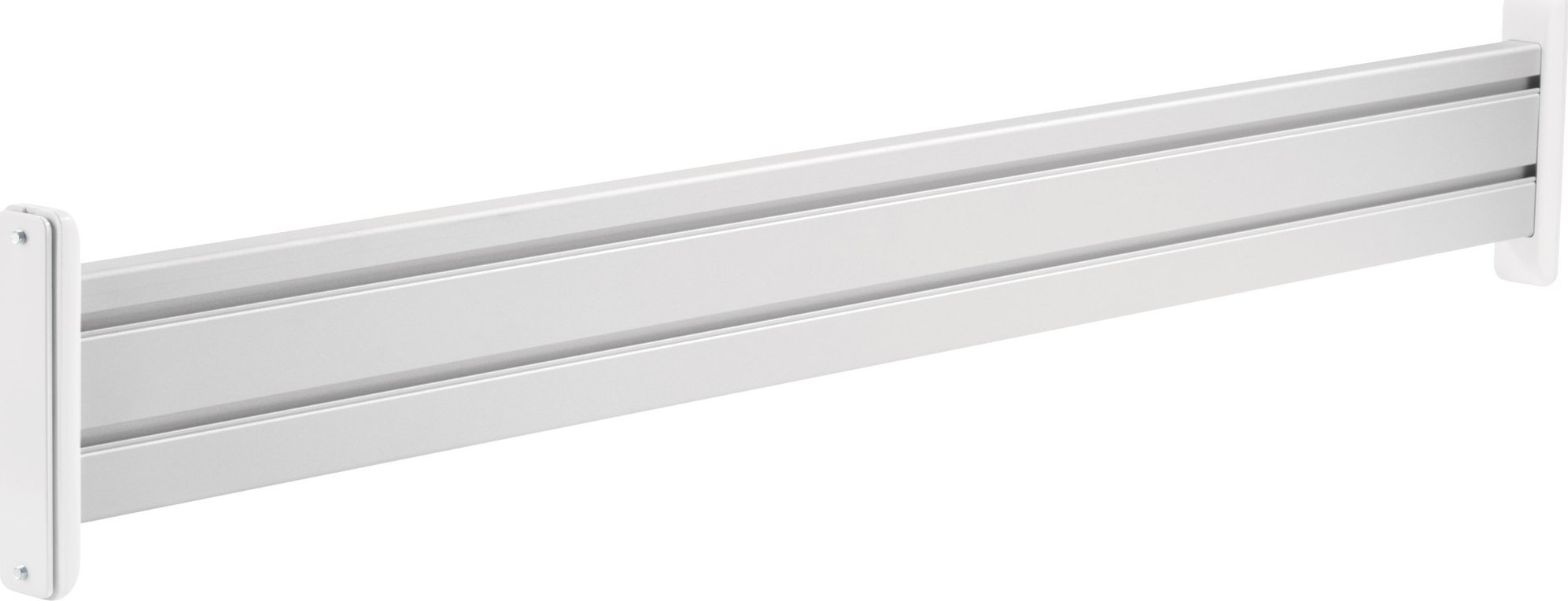 InLine ® Slatwall Panel Aluminium, for table mounting, 1m 23181A