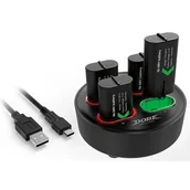 Akcesoria do Playstation - Ładowarka DOBE TYX-0645S do akumulatorów Xbox One/Xbox Series Czarny - miniaturka - grafika 1