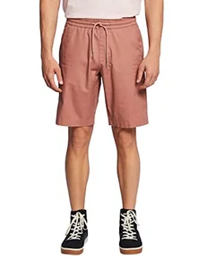 edc by Esprit Szorty z bawełny twill, Dark Old Pink, 36W - Spodenki damskie - miniaturka - grafika 1