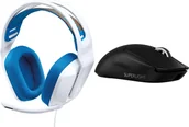 Myszki - Logitech G335 Białe 981-001018 + G PRO X SuperLight 2 910-006630 - miniaturka - grafika 1