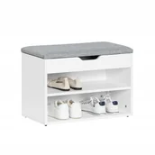 Szafki na buty - SoBuy Ławka do siedzenia regał na buty Pudełko z siedziskiem FSR25-HG - miniaturka - grafika 1