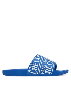 Versace Jeans Couture Klapki 78YA3SQ1 Niebieski - Klapki i japonki męskie - miniaturka - grafika 1