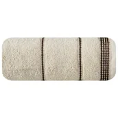 Ręczniki - Eurofirany Euro Firany Ręcznik Kąpielowy Mira 03 500 g/m2 Beżowy 30x50 1071255 - miniaturka - grafika 1