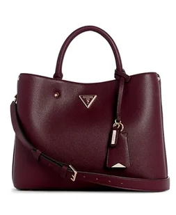 GUESS Meridian Girlfriend Satchel, Torba, Górne uchwyty dla kobiet, Ametyst, Jeden rozmiar, Ametyst, 70AA - Torebki damskie - miniaturka - grafika 1