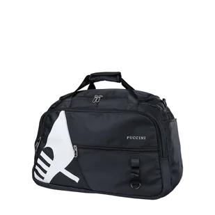 Torba Sportowa Podróżna Średnia na Siłownię Ramię PUCCINI Czarna BM9017 1 - Akcesoria podróżnicze - miniaturka - grafika 1