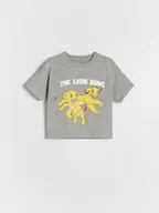 Bluzki dla niemowląt - Reserved - T-shirt Król Lew - ciemnoszary - miniaturka - grafika 1
