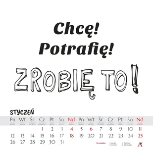 Kalendarz ścienny Plakaty Cytaty 2026 33x33cm - Kalendarze - miniaturka - grafika 1