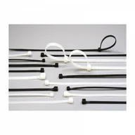 Inne mocowania - Opaska zaciskowa 3,6 x 200 czarna 100 szt. ELEKTRO - miniaturka - grafika 1