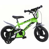 Rowery - Dino Bikes Rower dla dzieci 12" zielony - miniaturka - grafika 1