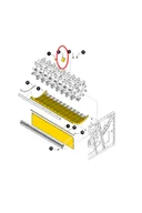 Części i akcesoria do maszyn rolniczych - NEW HOLLAND CASE Nakładka wału odrzutnika CNH 9510423 9510423 - miniaturka - grafika 1