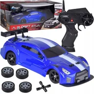 Zabawki zdalnie sterowane - Auto Do Driftu Na Pilota Duże Autko Zdalnie Sterowane Rc Drift Led Dym 1:16 - miniaturka - grafika 1