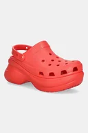 Klapki i japonki damskie - Crocs klapki Classic Bae Clog damskie kolor czerwony na platformie 206302.7AH - miniaturka - grafika 1