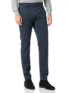 Street One MEN chinosy męskie, niebieski (midnight blue), 38W / 34L - Spodnie męskie - miniaturka - grafika 1