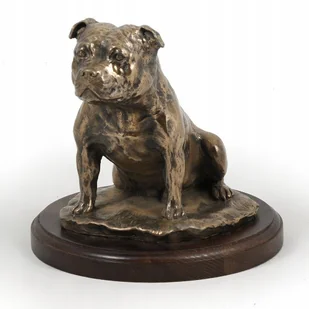 Staffordshire Bull Terrier Statuetka Figurka Posąg - Figurki dekoracyjne - miniaturka - grafika 1