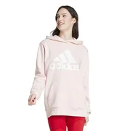 Bluzy damskie - adidas Damska bluza z kapturem Essentials z logo Boyfriend (1 szt.) - miniaturka - grafika 1