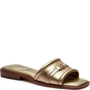 Michael Kors Skórzane klapki MANDY - Klapki i japonki damskie - miniaturka - grafika 1