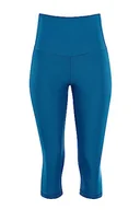 Legginsy - Winshape HWL217C "High Waist" damskie legginsy funkcyjne Comfort ¾ z aplikacją w kształcie litery V i paskiem Core-Bund, fitness, do jogi, pilatesu - miniaturka - grafika 1