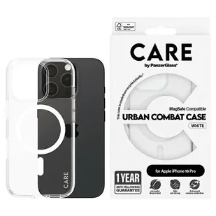 CARE by PanzerGlass Flagship Case iPhone 16 Pro 6.3" biały/white MagSafe 1338 - Etui i futerały do telefonów CARE by PanzerGlass Flagship Case iPhone 16 Pro 6.3" biały/white MagSafe 1338 - Etui i futerały do telefonów - miniaturka - grafika 1