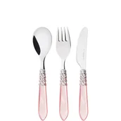 Sztućce dla dzieci - Melodia - zestaw sztućców dla dziecka - różowy 07-S6023RM - miniaturka - grafika 1